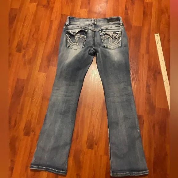 Twentyone Black By Rue21 Jeans. Size 11 juniors. Used. Please see details. - Picture 3 of 12